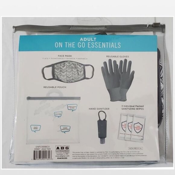 New Adult PPE Essentials Travel Kit Acce - Picture 7 of 11